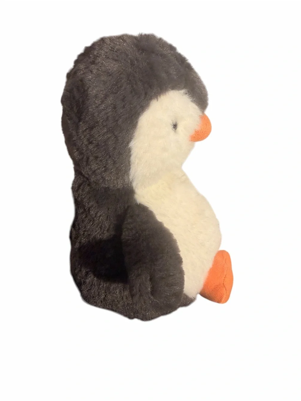 Jellycat Plush Penguin in Cream, Gray & Orange